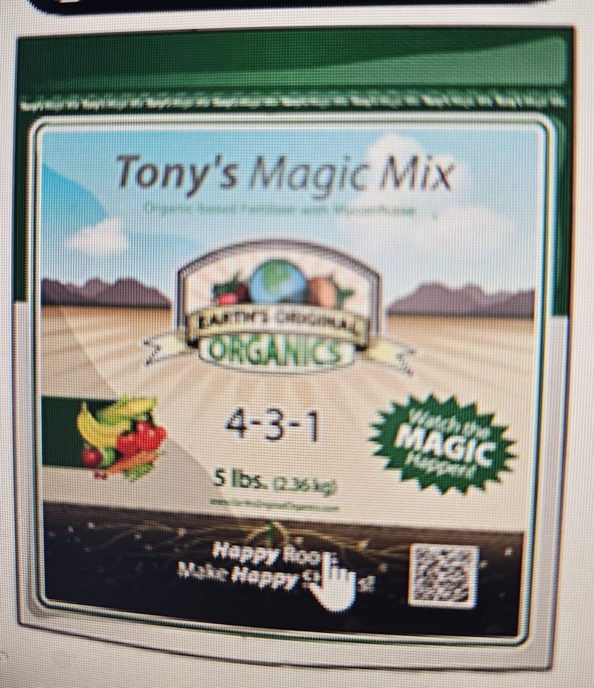 Tony's Magic Mix 4-3-1 5 lbs.